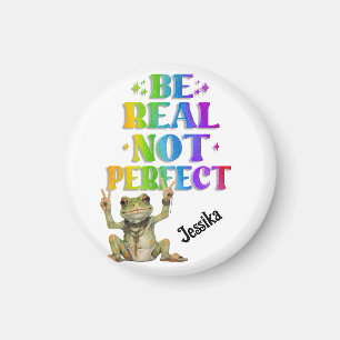 Benutzerdefinierte persönliche positive Boho-Frosc Magnet