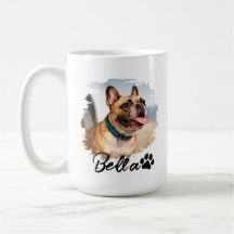Benutzerdefinierte Pet-Foto- und Namens-Typografie