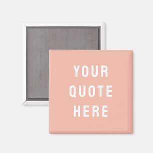 Benutzerdefinierte Pfirsich-Spruch-Personalisierun Magnet