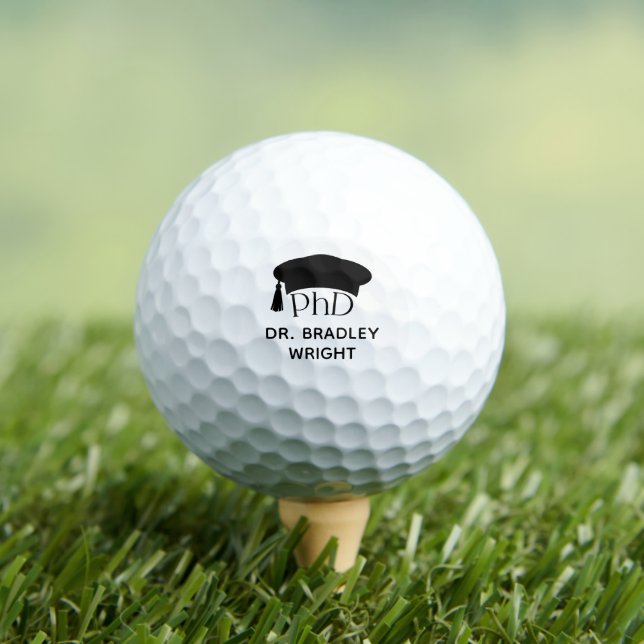 Benutzerdefinierte PhD Doktorhut Doktorgrad Abschl Golfball (Insitu T-Shirt)