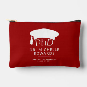 Benutzerdefinierte PhD-Doktorhut Doktorgrad Abschl Zubehörtasche