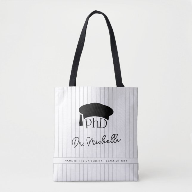Benutzerdefinierte PhD Doktorhut Promotion Doktorg (Vorderseite)
