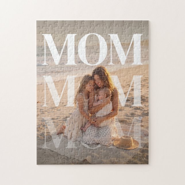 Benutzerdefinierte PhotoPop Mama Puzzle (Vertikal)