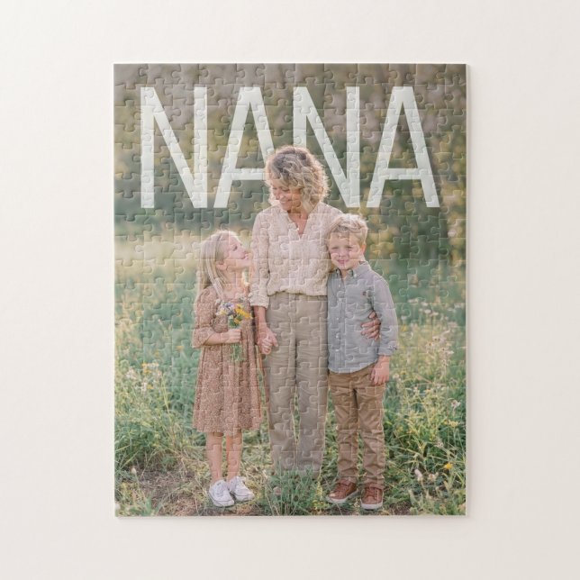 Benutzerdefinierte PhotoPop Oma Puzzle (Vertikal)