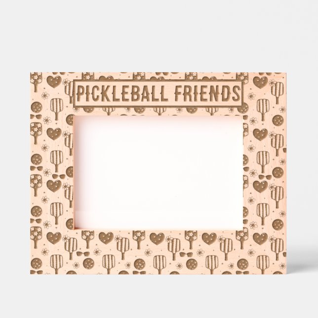 Benutzerdefinierte Pickleball-Freunde Geätzte Rahmen (Vorderseite)