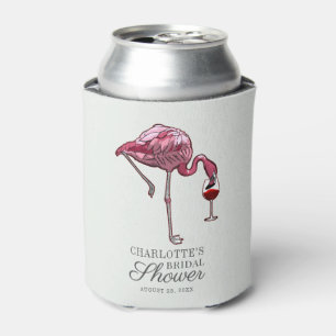 Benutzerdefinierte Pink Flamingo Schrift Sommer Br Dosenkühler