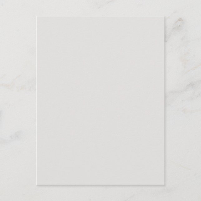 Benutzerdefinierte Platinweiße Postkarte (Vorderseite)