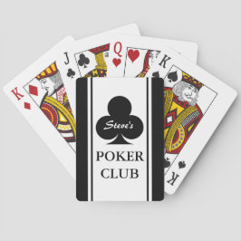 Benutzerdefinierte Poker-Spielkarten mit schwarzer Spielkarten