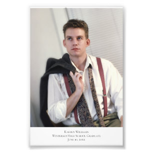 Benutzerdefinierte Portrait Caption 3 Foto Erweite