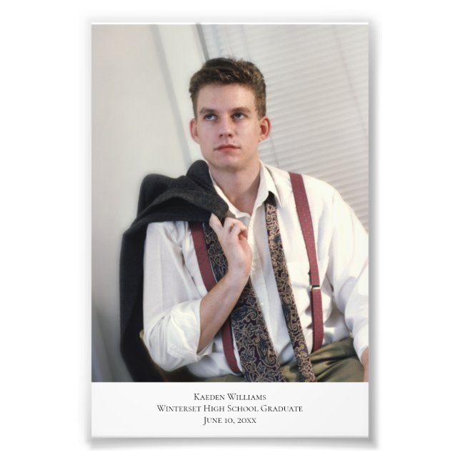 Benutzerdefinierte Portrait Caption 3 Foto Erweite (Vorne)