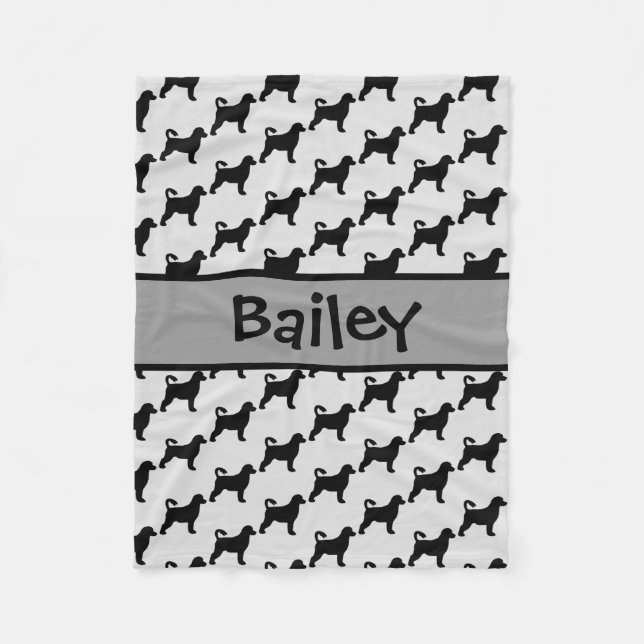 Benutzerdefinierte portugiesische Silhouette Fleecedecke (Vorderseite)