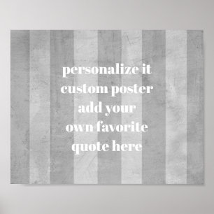 benutzerdefinierte Poster fügen Sie Ihre Quote Sha