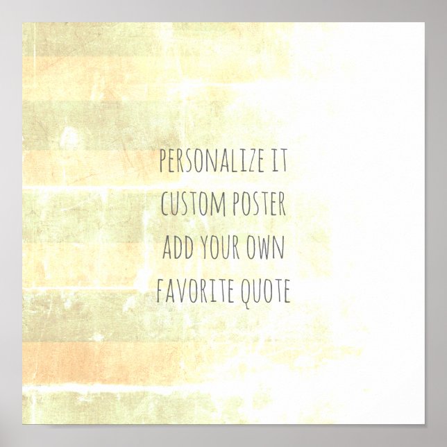 benutzerdefinierte Poster fügen Sie Ihre Quote Sha (Vorne)