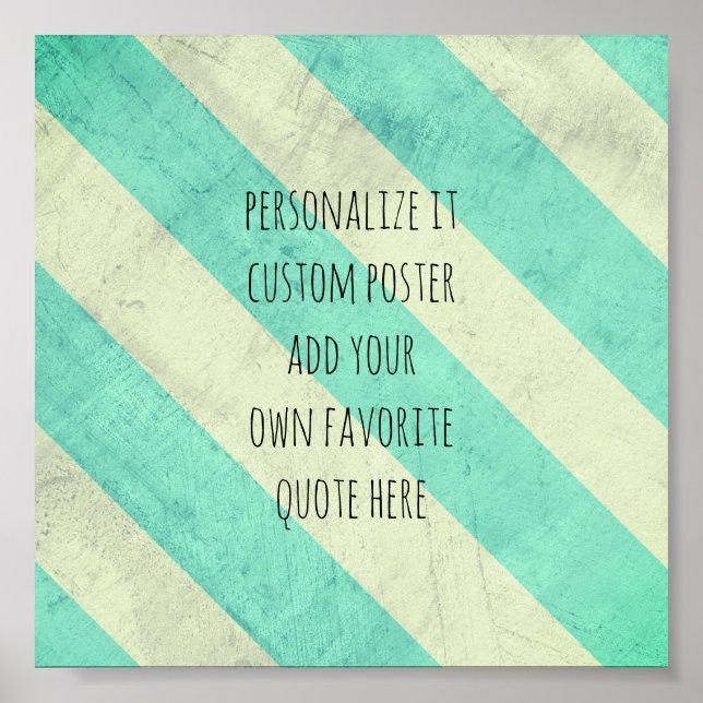 benutzerdefinierte Poster fügen Sie Ihre Quote Sha (Vorne)