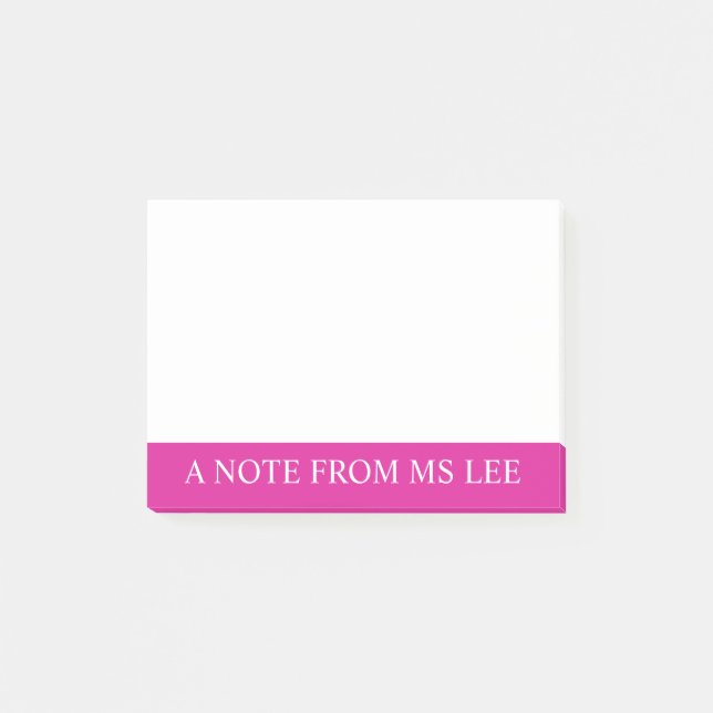 Benutzerdefinierte Postit-Notizen Post-it Klebezettel (Vorderseite)