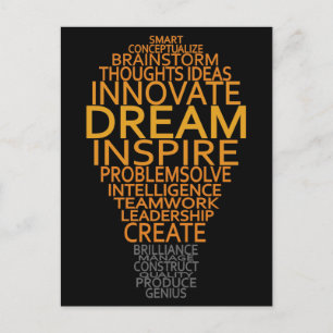 Benutzerdefinierte Postkarte für Inspirationslampe