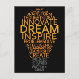 Benutzerdefinierte Postkarte für Inspirationslampe