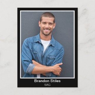 Benutzerdefinierte Postkarten für Schauspieler dru