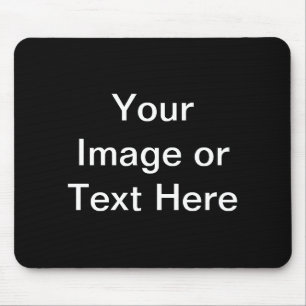 Benutzerdefinierte Produkte in Schwarz Mousepad