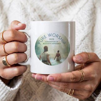 Benutzerdefinierte Pure Worship 2025 Versammlung J Kaffeetasse