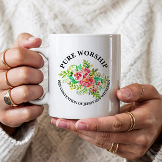 Benutzerdefinierte Pure Worship 2025 Versammlung J Kaffeetasse