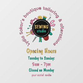 Benutzerdefinierte QR-Code-Fensterfolie für Schnei Fensteraufkleber