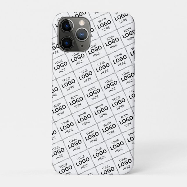 Benutzerdefinierte QR-Code-Geschäftslogo-Name-Vorl Case-Mate iPhone Hülle (Rückseite)
