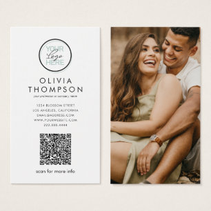 Benutzerdefinierte QR-Code-Logo-Foto-Geschäftskart