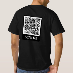 Benutzerdefinierte QR-Code-Prüfung Info Ihr lustig T-Shirt