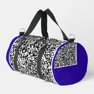 Benutzerdefinierte QR-Code-Scan-Informationen für  Duffle Bag