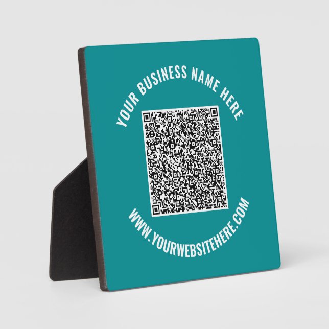 Benutzerdefinierte QR-Code-Scan-Textebene Wählen S Fotoplatte (Vorderseite)