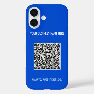 Benutzerdefinierte QR-Code Text- und Color-iPhone- iPhone 16 Hülle