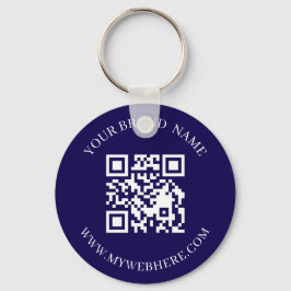 Benutzerdefinierte QR-Code-Textfarbe Promo-Schlüss Schlüsselanhänger