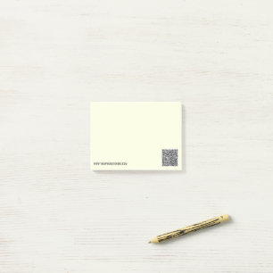 Benutzerdefinierte QR-Code- und Website-Post-it®-N Post-it Klebezettel