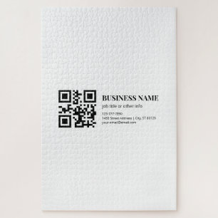 Benutzerdefinierte QR-Code-Vorlage für Geschäftsna Puzzle