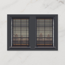 Benutzerdefinierte QR-Fensterblindpunkte Visitenkarte