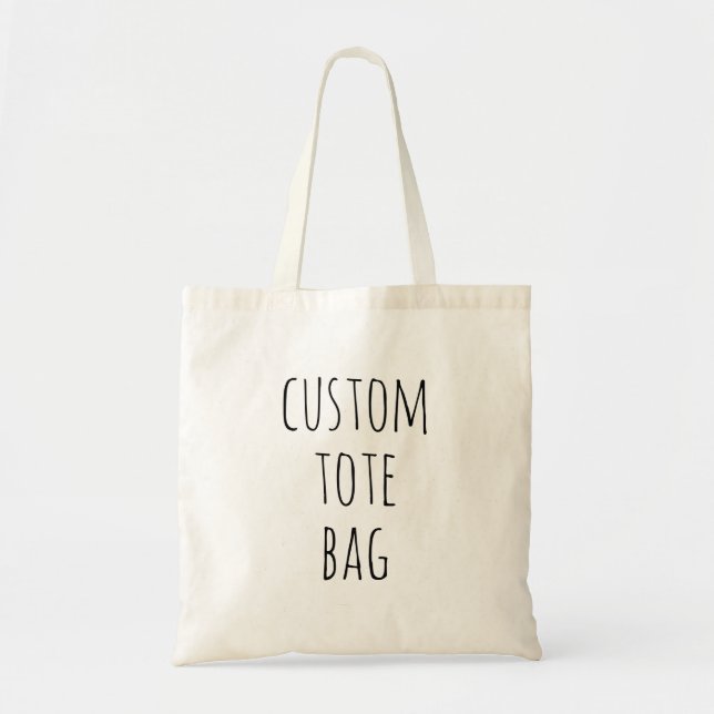 Benutzerdefinierte Rae Dunn Text-Tasche | Personal Tragetasche (Vorne)