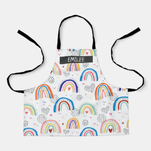Benutzerdefinierte Rainbow All-over-Print-Schürze Schürze