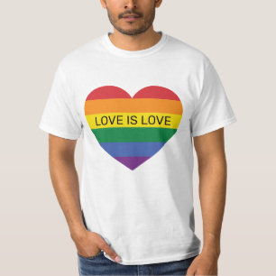 Benutzerdefinierte Rainbow-Liebe T-Shirt