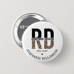 Benutzerdefinierte RD registrierte Dietitian Cheet Button