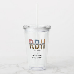 Benutzerdefinierte RDH registrierte Zahnhygieniker Acryltrinkbecher