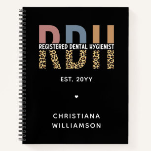 Benutzerdefinierte RDH registrierte Zahnhygieniker Notizbuch