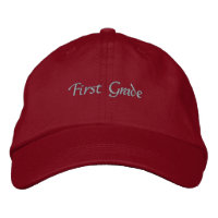 Benutzerdefinierte Red First Grade Text Student Re