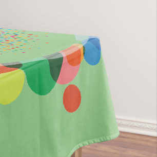 Benutzerdefinierte Regenbogenflächen Tischdecke