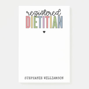 Benutzerdefinierte registrierte Diätitin mehrfarb Post-it Klebezettel