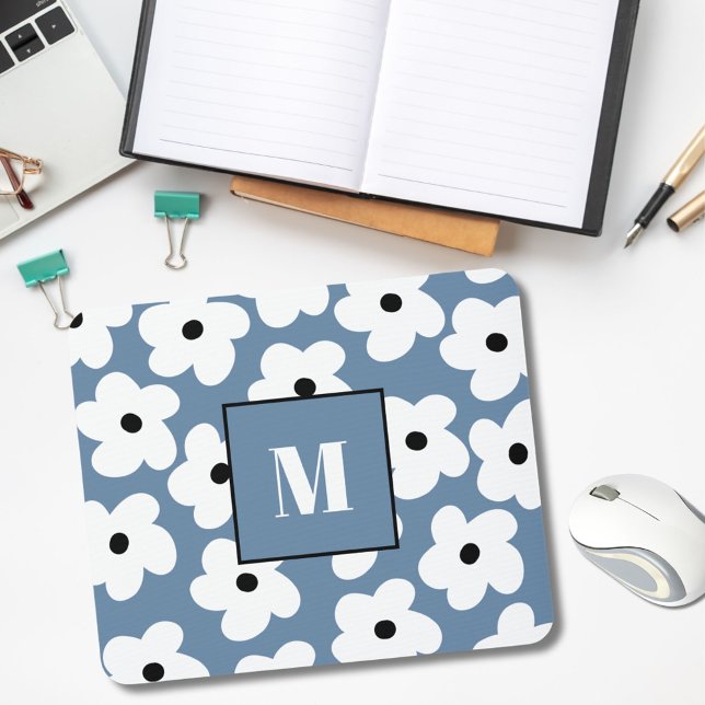 Benutzerdefinierte Retro-Blume Mousepad (Von Creator hochgeladen)