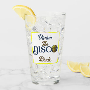 Benutzerdefinierte Retro-Disco-Junggesellinnenabsc Glas