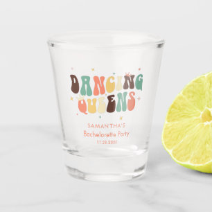 Benutzerdefinierte Retro-Junggesellinnenabschiedsp Schnapsglas