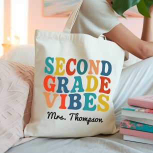 Benutzerdefinierte Retro-Lehrertasche, Second Grad Tragetasche