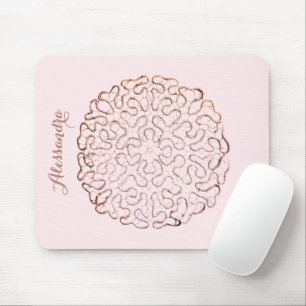 Benutzerdefinierte Retro-Pastell-Rosa-Ombre-Roségo Mousepad